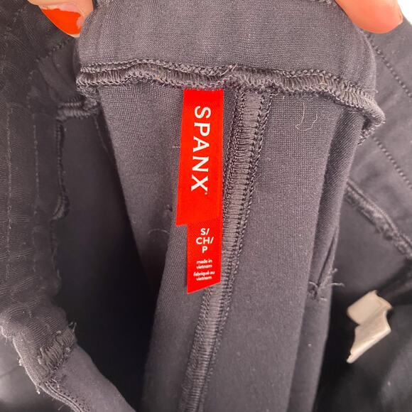 Spanx The Perfect Pant Ankle Jogger Black Ponte Small - Picture 7 of 8